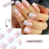 French-Style Artificial Nails with High Quality Resin Material for Nail Art School Home Use