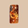 Luxury Phoenix Mobile Cell Phone Case for Samsung Galaxy S25 S24 S23 S22 S21Plus FE Ultra Clear Colorful Cover Cellphones Pretty