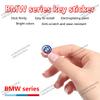 11mm 14mm Samolepka s logem emblému na ovladač klíče od auta Náhradní pro BMW E46 E90 F10 F30 G20 X1 X3 X5 M Performance 50. výročí