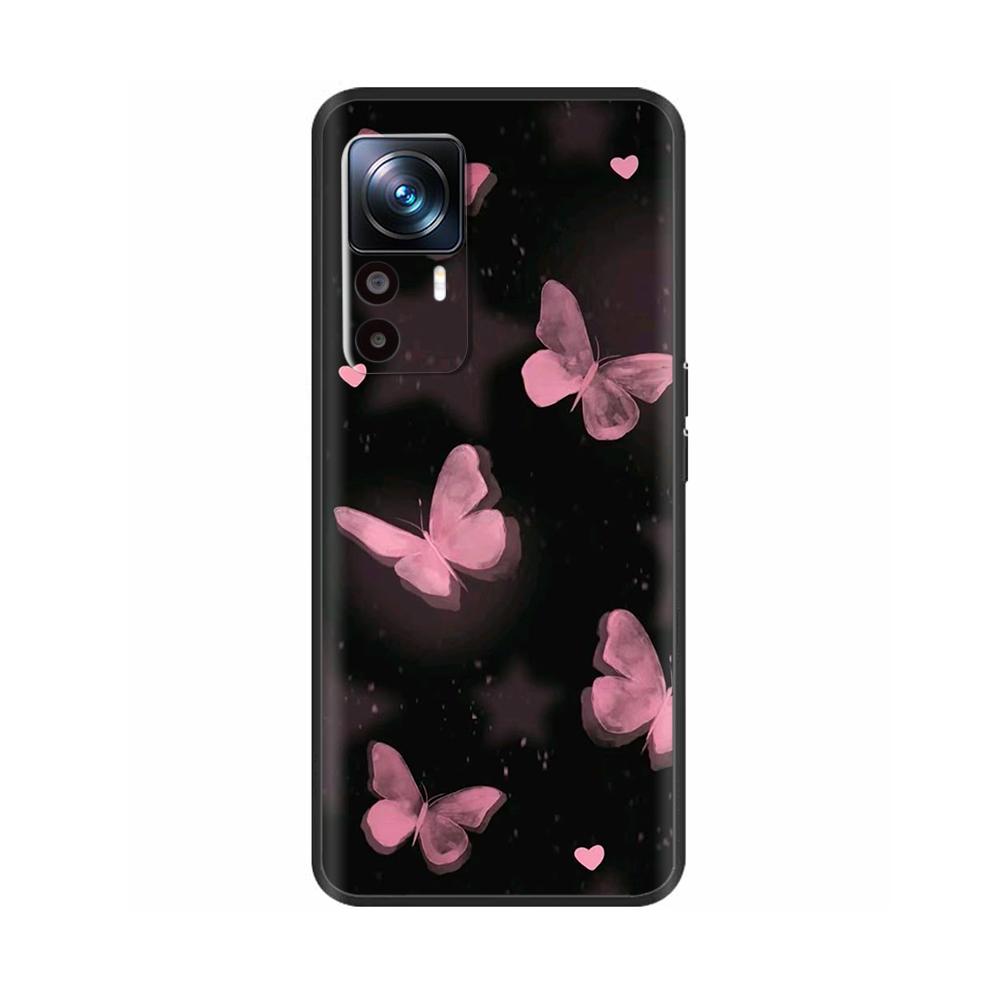 Silicone Matte Durable Back Cover For Xiaomi Mi 12T Pro Cartoon Protection Shell Phone Case For Xiaomi Mi12 12T Pro 12s Fundas