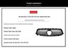 Compatible Black Front Grille for 2021-2023 Mercedes-Benz E-Class W213