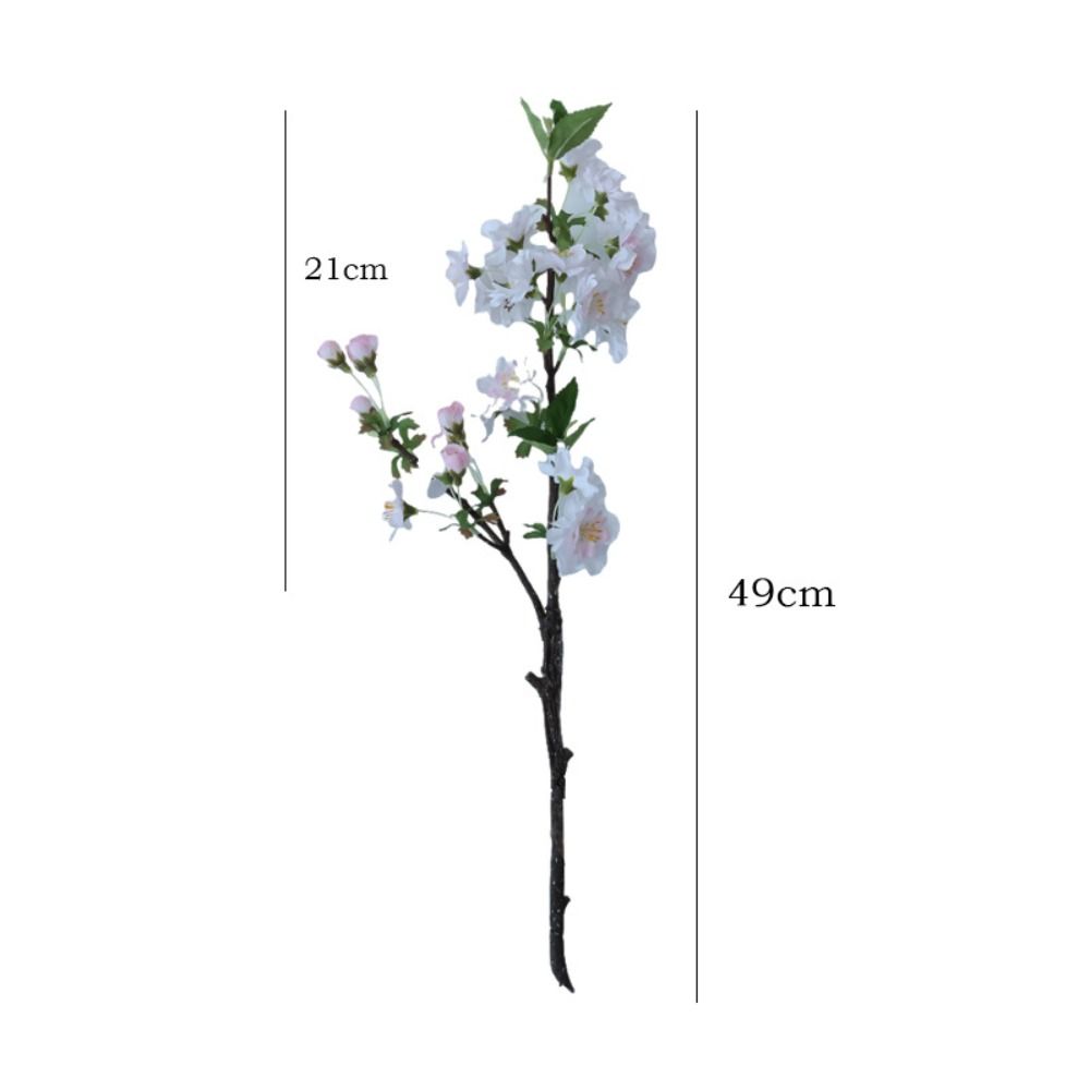 DIY Artificial Cherry Blossom Branch Handmade Simulation Cherry Tree Branch  Christmas Decor