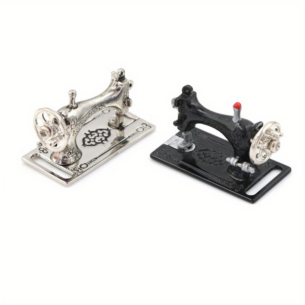 Micro Landscape Metal Sewing Machine Miniatures Decoration 1:12 Scale Length 3.5cm