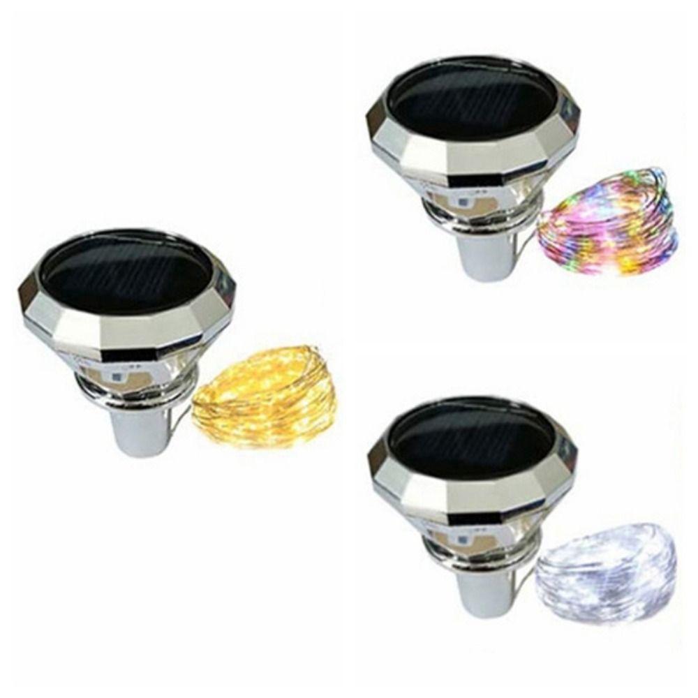 Cheap LED Light Atmosphere Light Copper Night Light Bottle Stopper Lamp Solar Light Wine Bottle