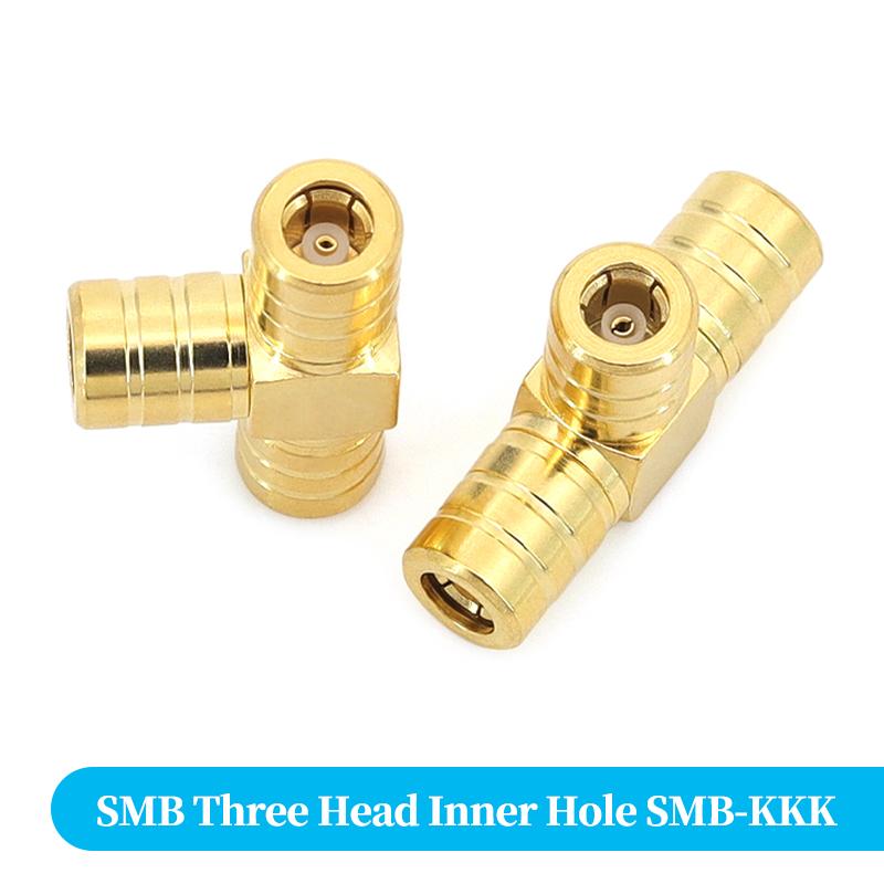 RF Coaxial Adaptor SMB Male To SMB Male / SMB Female, DAB Car Antenna RF Connector 50 Ohm