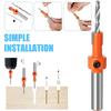 Handheld Punching Tool With Countersunk Precise Punching Hard Film Thin PVC Heavy Duty Hole Puncher