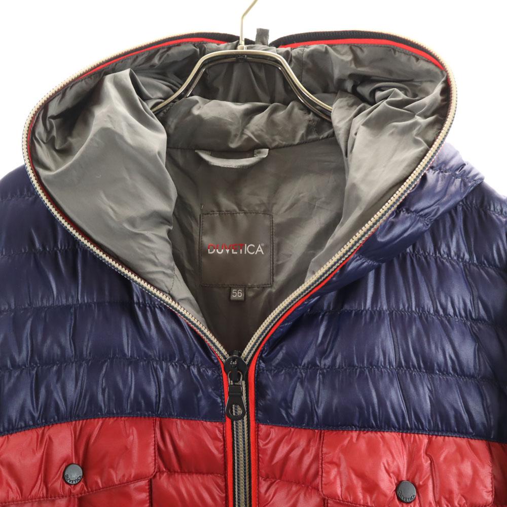 DUVETICA Down jacket 56 Red x navy Men's Used