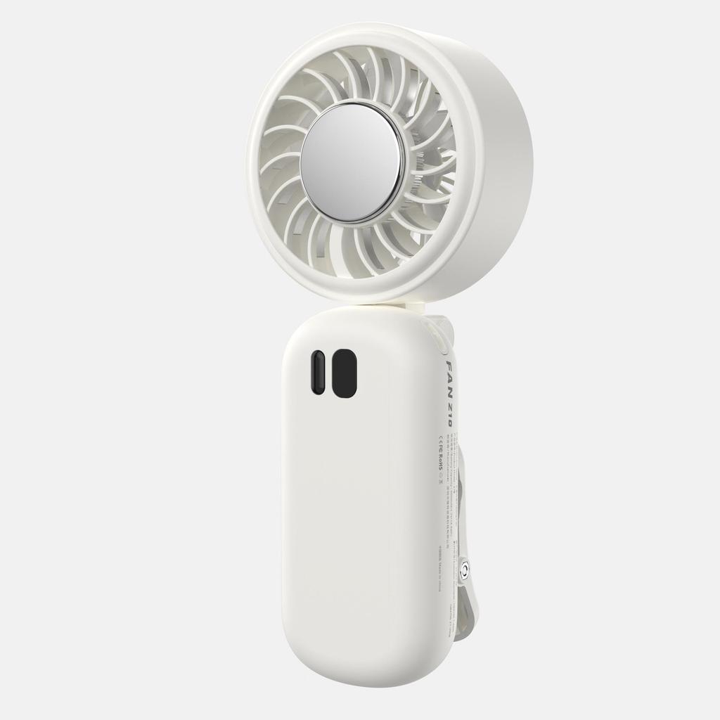 26-Year Handheld Portable Fan: Clip-On, Folding, Digital Display, Outdoor Cooling