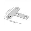 Stainless Steel Corner Brace, sturdyDuty L Shape, Furniture Support, Easy Installation Lshape 5x5cm