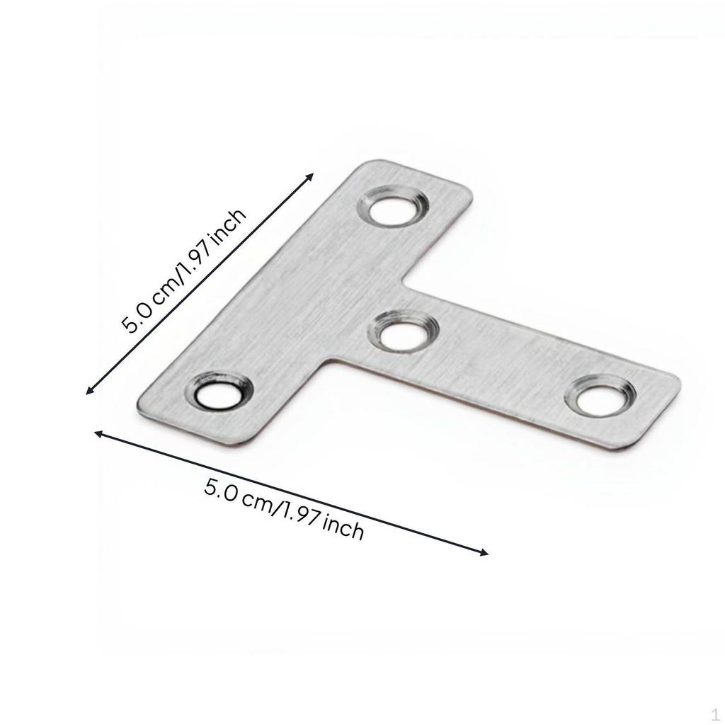 Stainless Steel Corner Brace, sturdyDuty L Shape, Furniture Support, Easy Installation Lshape 5x5cm