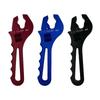 3AN-16AN Adjustable Fitting Wrench Lightweight Black Aluminum Tool Spanner for An Hose Fitting Adapters End Adapter