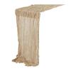 Tischläufer, rustikale Tischdecke, weich, waschbar, lichtecht, handgefärbte Tischdecke, Hochzeitsfeier-Dekoration
