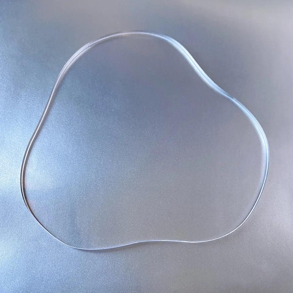 Irregular Transparent Acrylic Coaster Ins Wind Creative Heat Insulation Mat Waterproof Tea Coasters Placemats for Dinner Table