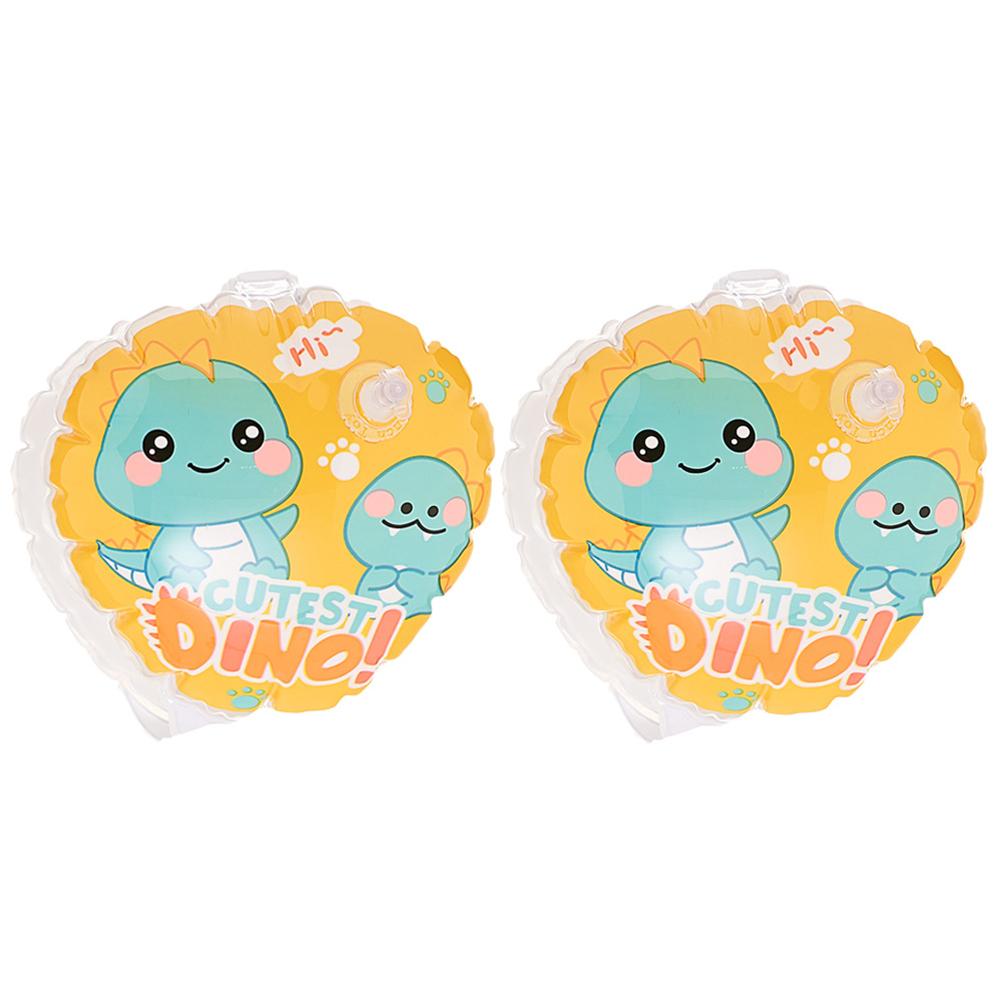 1 пара надувных нарукавников с мультяшным рисунком, рукава-нарукавники с толстыми трубками для плавания, тренировки плавания для детей