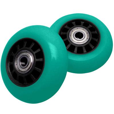 RANGS Batom Deluxe Mini Rodas de Reposição Genuínas de 2 Peças Azul Teal/Preto, 68mm,