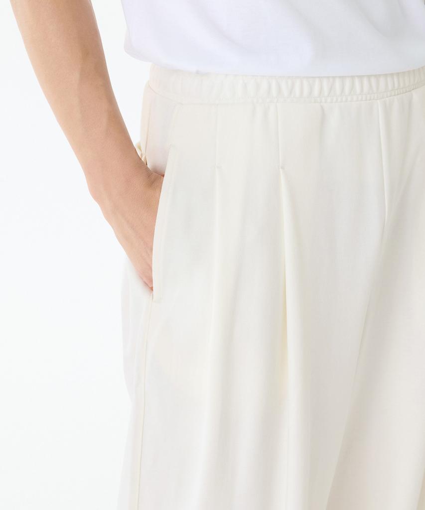 MUSINSA STANDARD Double Knit Three-Pleat Wide Lounge Sweatpants [Cream]