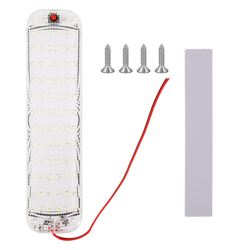 72LED Truck Cargo Light 12-80V Wide Voltage Waterproof Interior Lights Panel for RV Camper Van Cabin Super Bright Ceiling Lamp
