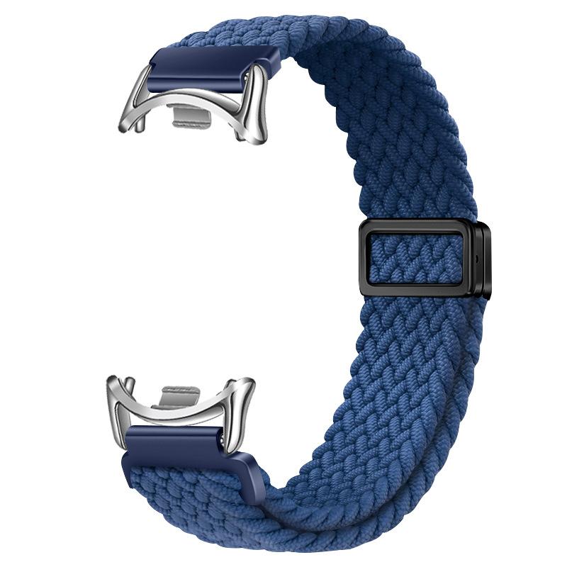 Solo Loop Strap For Xiaomi Mi Band 8 9 Elastic Braided Nylon Adjustable Watchband Correa Bracelet For Miband 10 Miband9 8 Accessories