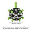 Interactive Dog Ball Toy with Bell Sound for Outdoor Play Puppy Training Football Fetch Game Chew Resistant Durable Pet