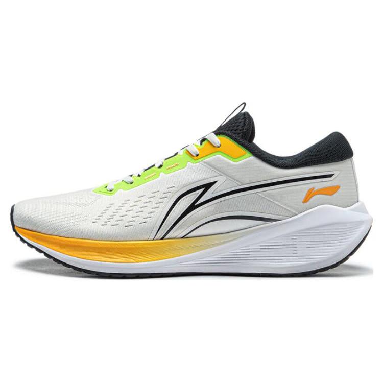 

Li Ning MINE V2 Cushioning Slip Resistant Abrasion Resistant Low top Casual Running Shoes Men s White Yellow ARST053-10 41