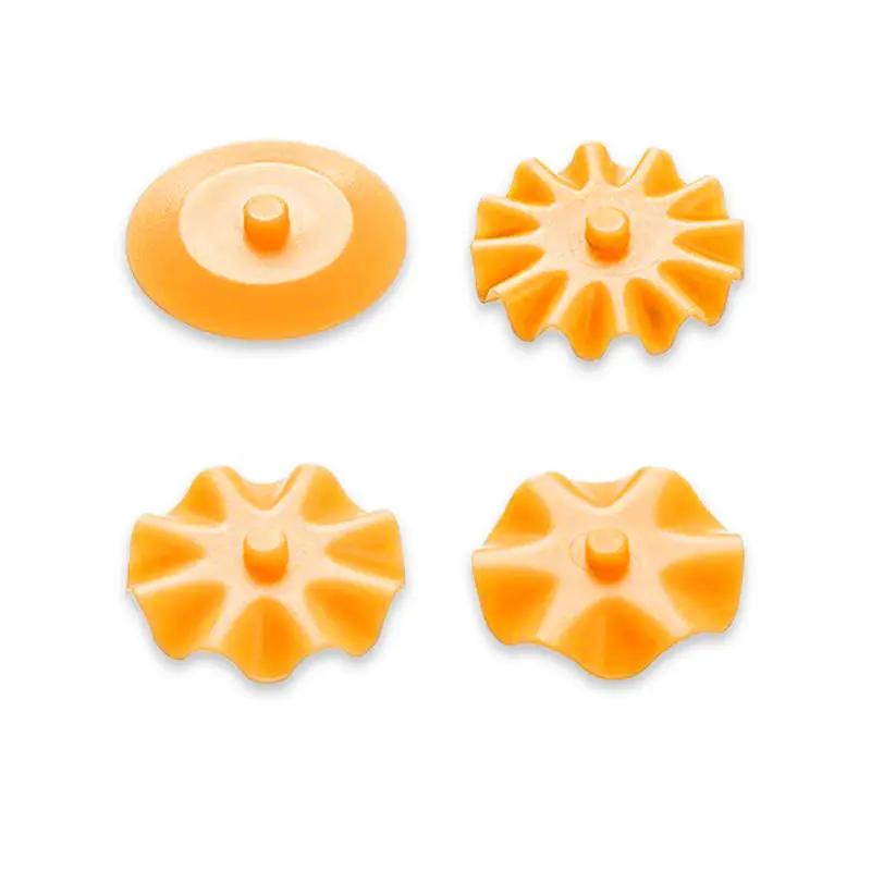 Cortador de Pastelaria Portátil 4 em 1 Cortador de Massa Fantasia Pequeno Cortador de Rolo de Renda para Biscoitos Cortador de Pastelaria com Borda Flangeada Ferramentas de Cozinha para Assar