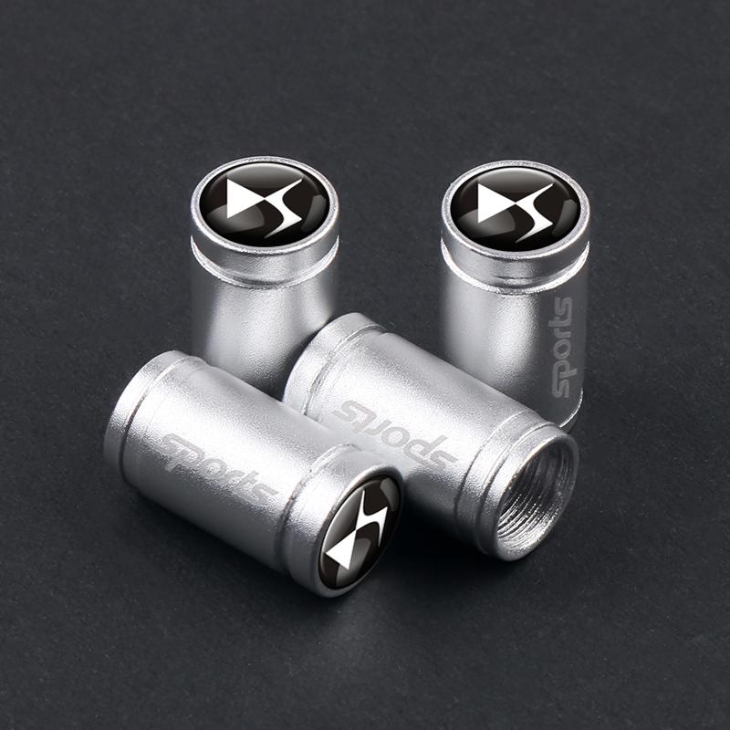 4Pcs Car Wheel Tire Valve Caps Tyre Stem Cover For Citroen C1 C2 Grand C4 Picasso C4L VTS C-ELYSEE DS C3-XR C5 C6