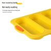4-Cavity Non-Stick Silicone Baguette Cake and Bread Mold
