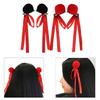 Set of 2pcs Movie Ne Zha Mo Tong Nao Sea Hair Clip China Anime Hair Pin for Girls Easy to Wear Bun Style Headdress