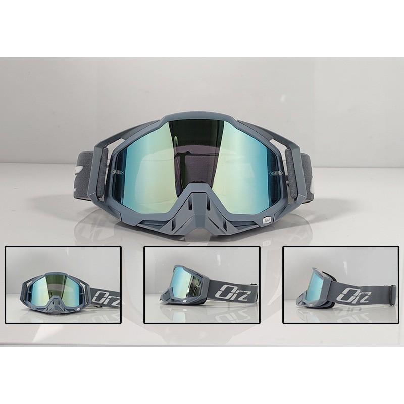 ORZ Motorcycle Goggles Off-Road Riding DH Downhill MTB ATV Dirt Bike Helmets Protective Eyewear