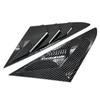 For Hyundai Sonata 9th 2015-2019Car Rear Louver Window Side Shutter Cover  Trim Sticker Vent Scoop Blind Shades Carbon Fiber ABS