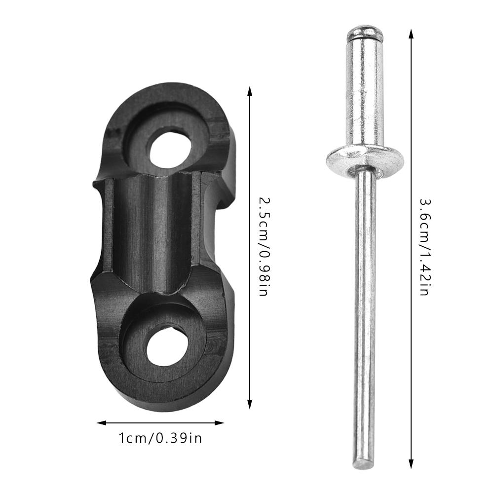 2 buc Aluminiu Aliaj Ultralight Bicicletă Frână Schimbător Cablu Bază Cataramă Clip Accesoriu
