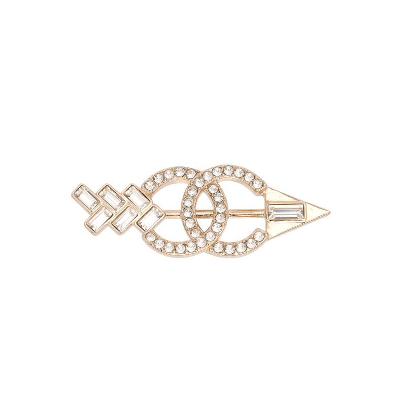 

CHANEL [Early Spring 23] personalized hollow alloy brooch for women золотий