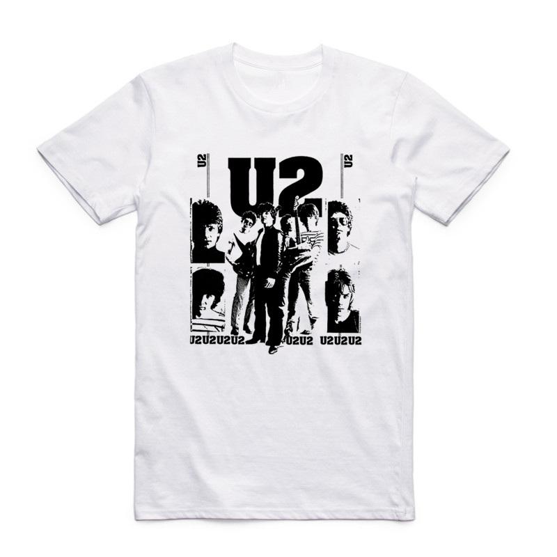 

Asian Size Men Women Printing Rock Band U2 T-shirt Summer Casual O-Neck Short Sleeves Polyester T-shirt HCP4113 4XL