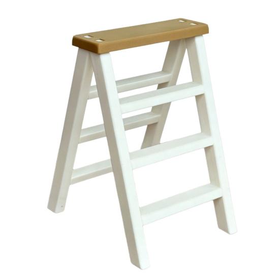 Miniature Step Ladder Mini Herringbone 46034 Scale Figurine for Dollhouse Ladder Model Dollhouse