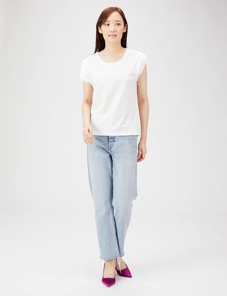 Snidel ORG Simple Sleeveless Cut and Sew SWCT222092 OWHT F Women's