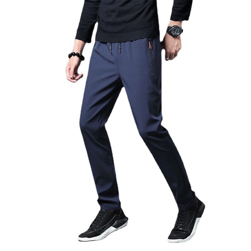Ice Pants Men's 2025 New Summer Thin Trend Straight Loose Large Size Spot Sports Casual Long Pants