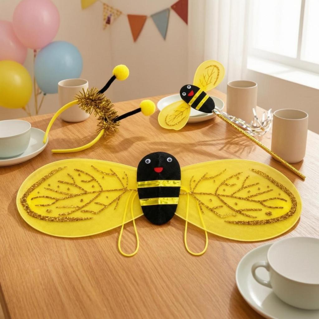 Bee Costume Accessory Ensemble Long-Lasting Antenna Headband for Parties