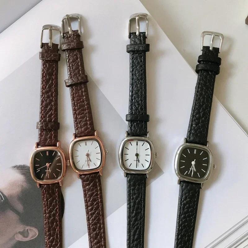 Kaufe Damen Casual Armband Uhren Frauen Einfache Vintage Uhren Für
