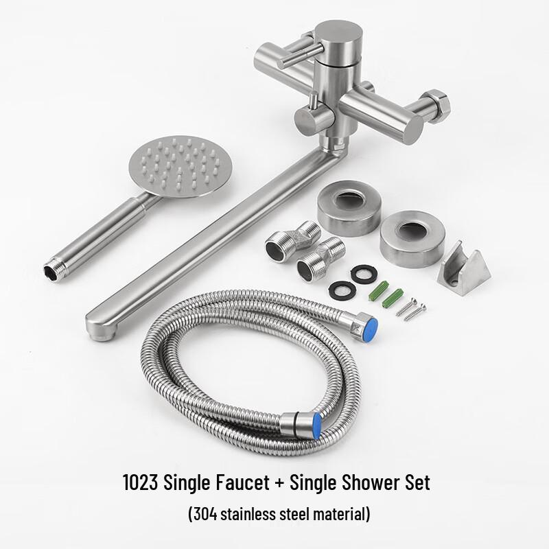 TLXT Concealed Wall-Mounted Bathtub & Shower Mixer Faucet Set