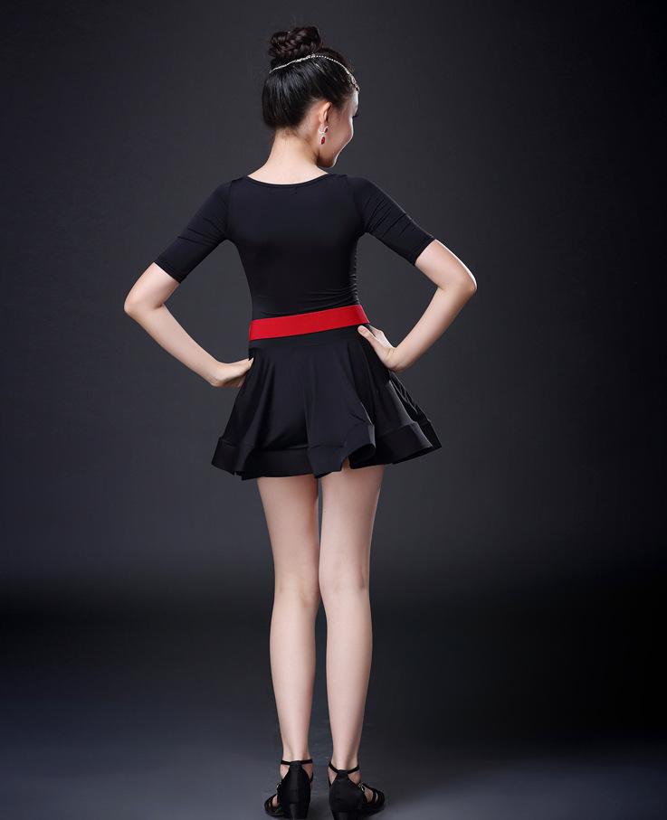 Girls' Tassel Latin Dance Dress - Kids Practice & Performance Summer Costume