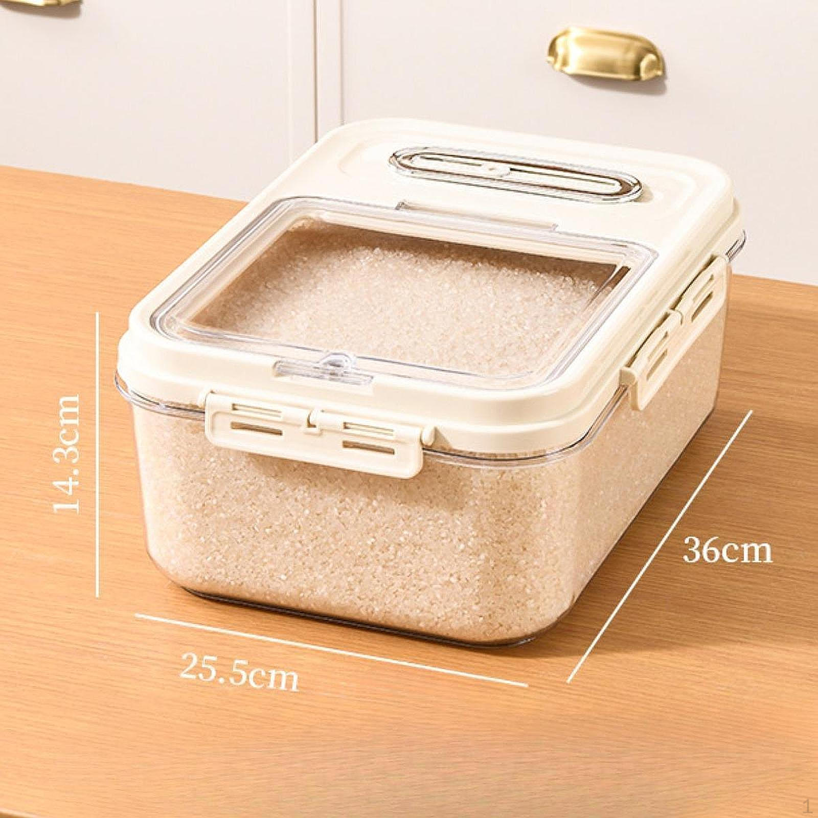 

Герметичный кухонный органайзер для хранения корма для домашних животных и риса 5KG