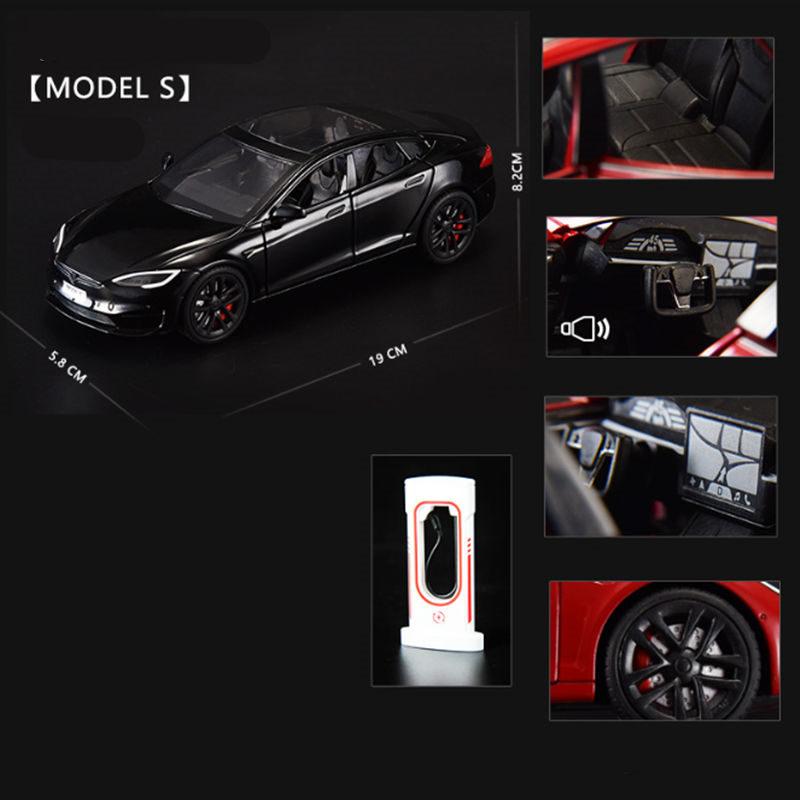1:24 Model Y 3 S Suv Alloy Car Model Diecasts Metal Toy Vehicles Car Model Simulation Sound And Light Collection Childrens Gifts