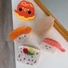 Sweet Sushi Hair Clip Korean Style Acetic Acid Claw Clip Creative Small Shark Clip  Headwear