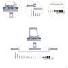 Aluminum Alloy Bta Servo Mount Scale Hydraulic Steering Link Kit RC Crawler Car Upgrade Portal