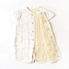 10mois Fluffy Gauze Baby Sleeper with 58cm For Newborns To 3 Years Old (Dimois) (6-Layer Gauze) 2-Way Sleeves, 100% Cotton, Ecru, Length,