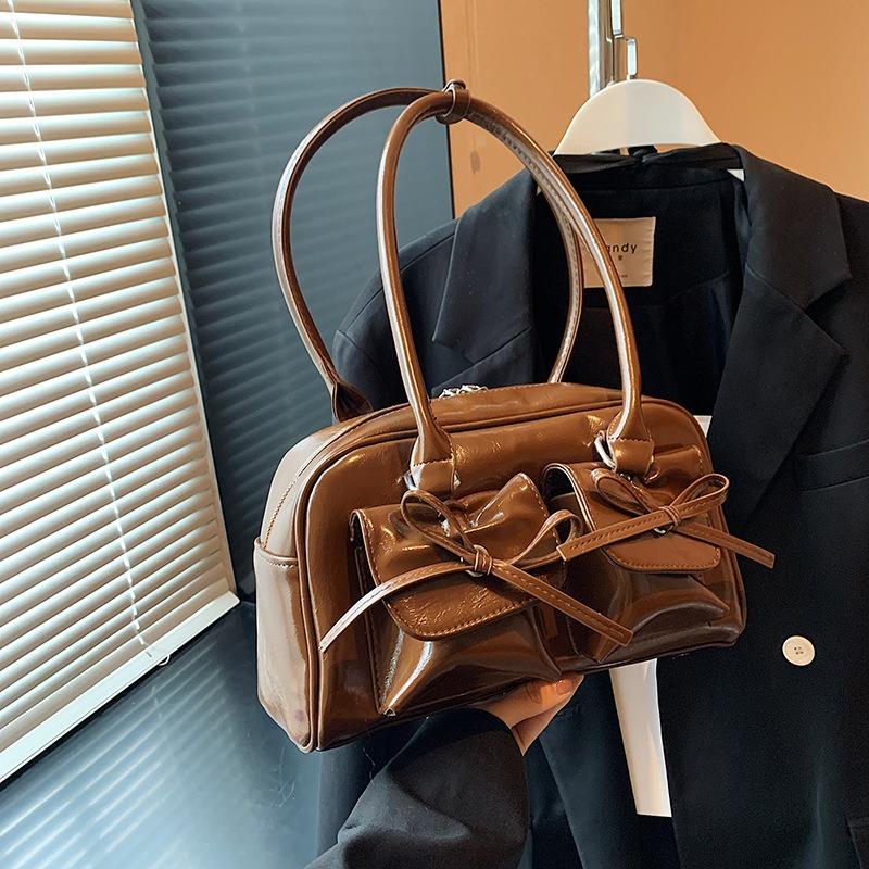 Niche High-Grade Shoulder Bag Good-looking Ballet Style Bow Autumn New Women's Bags Exquisite Fashion Messenger Bag