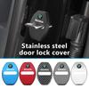 4 ks krytů zámků dveří auta Nerezová ocel Ochranné doplňky Pro S Kodiaq Octavia 2 3 Yeti Karoq Rapid Fabia VII VRS