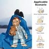 1pc Blanket Curious George Print Design, Lightweight Blanket for Sofa, Bed- Soft &Warm, Gift for All Seasons like Christmas, Halloween