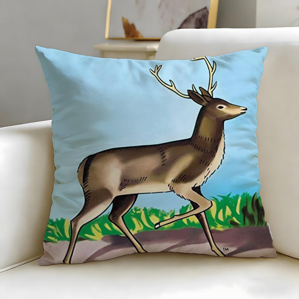 Classic Theme Bingo Lottery Cushion Cover Soft & Easy-Wash Pillow Case – Versatile for Couch, Bed, Travel and Office