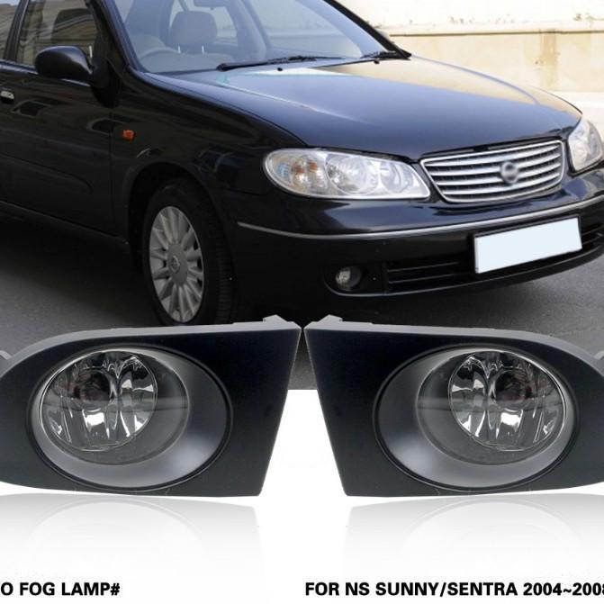 Compatible with Nissan Sunny (2004-2008) Front Fog Light Assembly and Daytime Running Light.